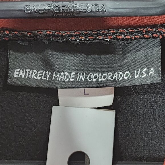 Mens Vintage J2 Red Vest Jacket Full Zip Sleeveless Polyester Mock Neck Size L - Picture 9 of 13